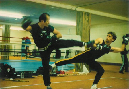 Dan et Salem training Savate